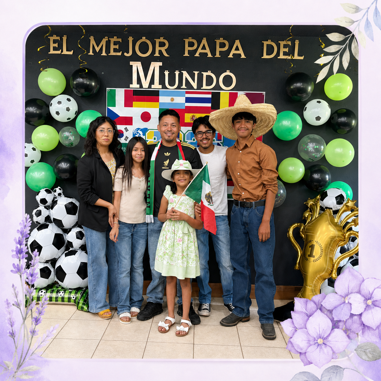 Mary with her family—the foundation of the compassion, patience, and dedication she brings to every client.